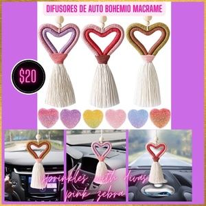 Bohemian macrame diffusers.